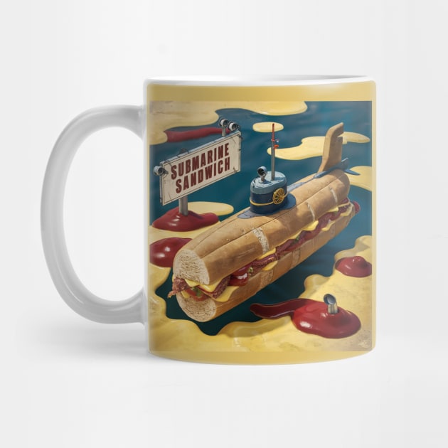 Submarine Sandwich by Dizgraceland